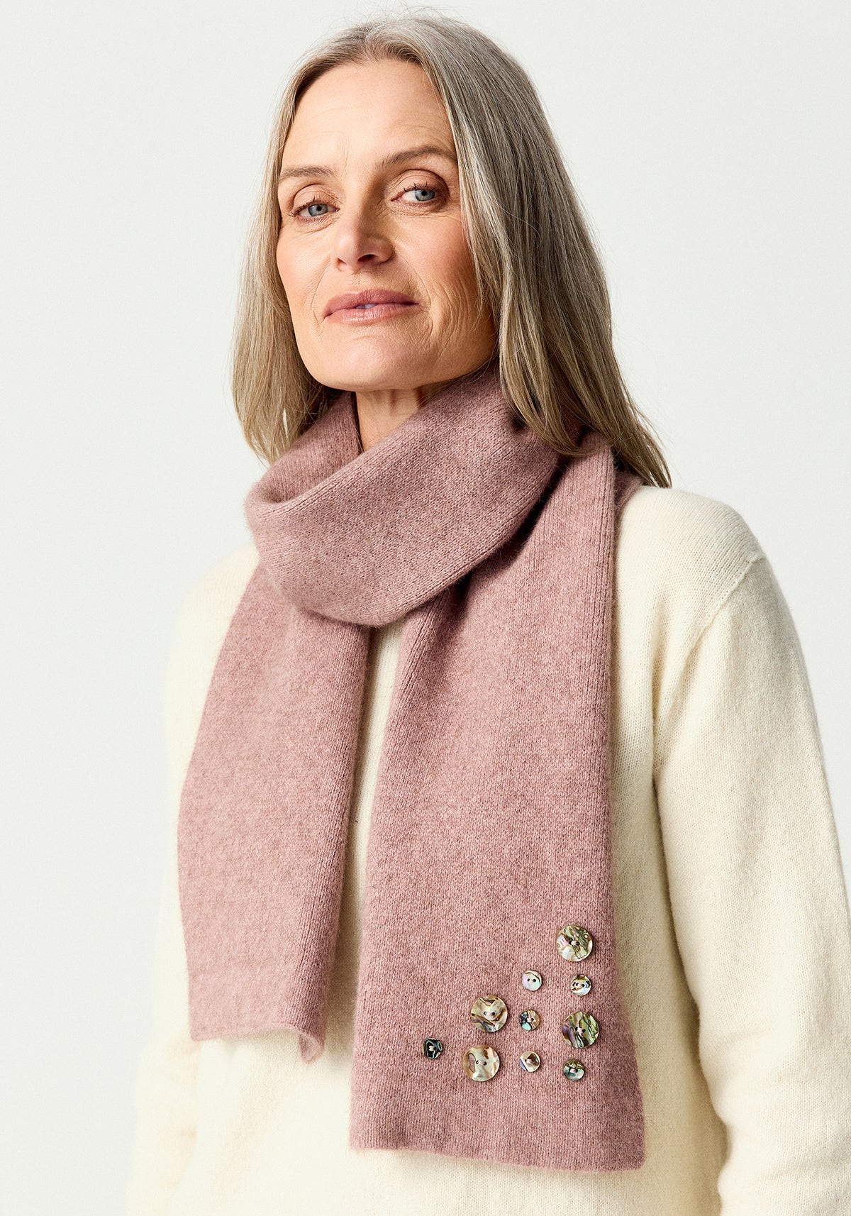 Merinomink Shell Possum Merino Scarf