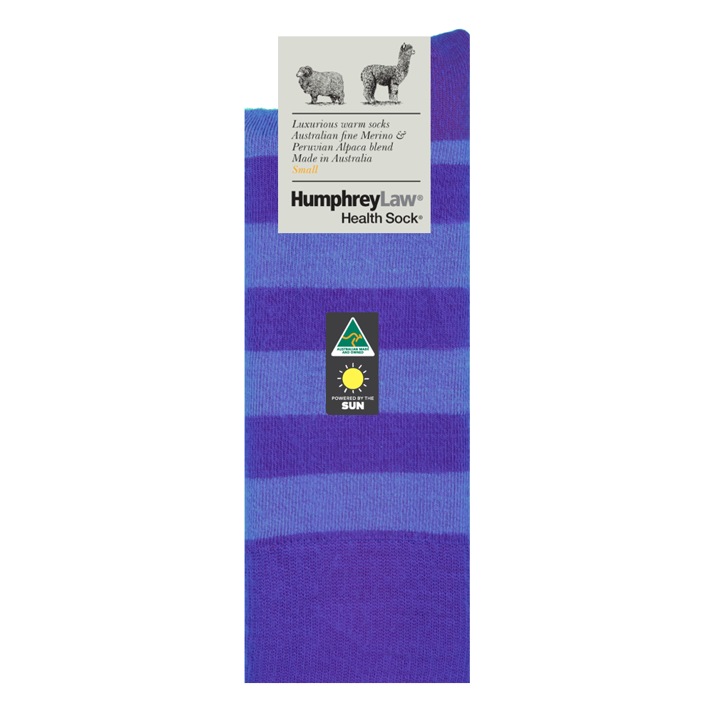 Humphrey Law Alpaca &amp; Merino Stripe Socks
