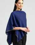 Merino Mink Two Tone Poncho