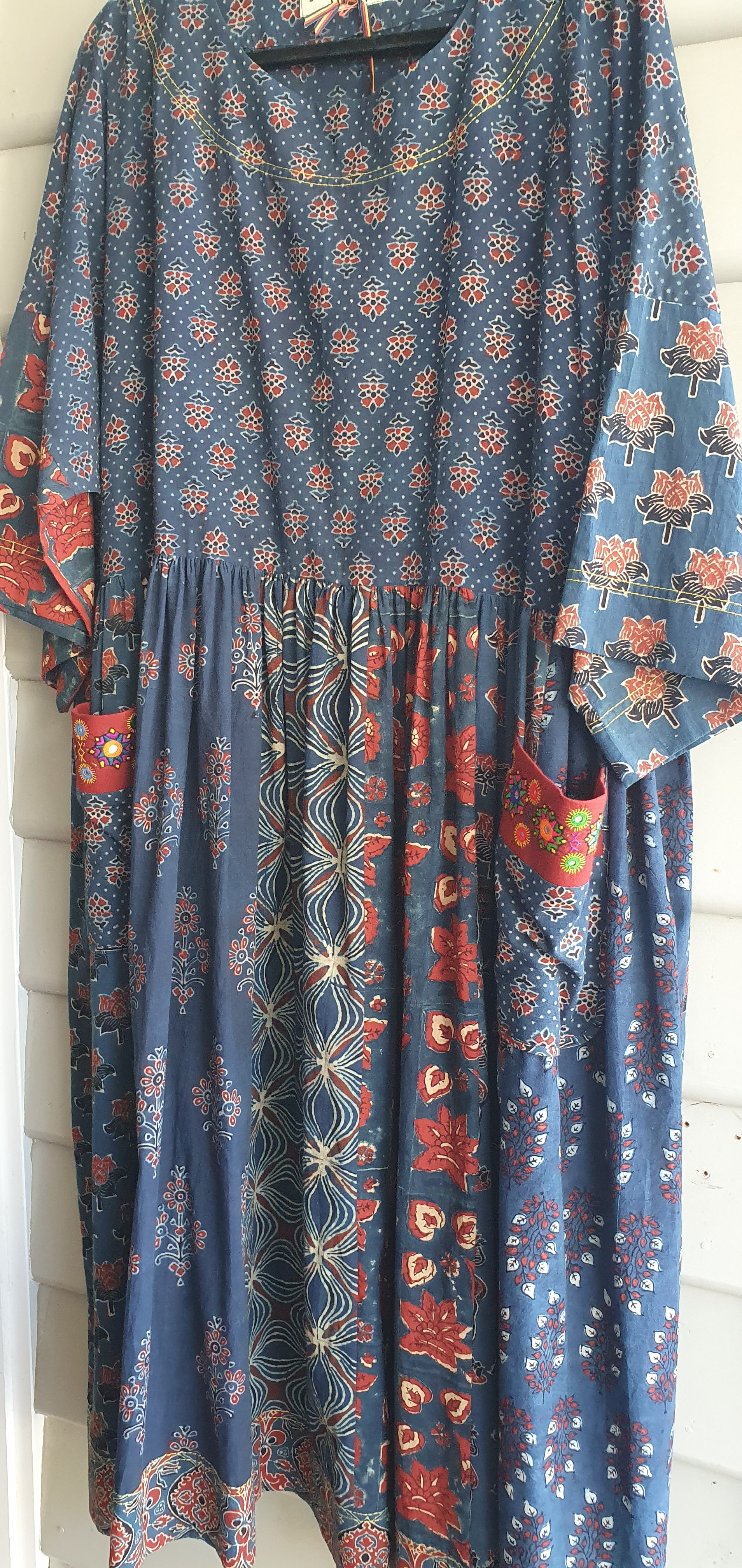 Madame Hall Cotton print dress