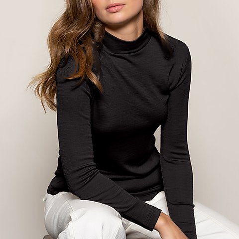 Bay Road Merino Polo Neck Skivvy