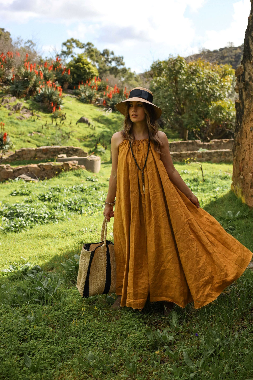 Amano Linen Maxi Dress
