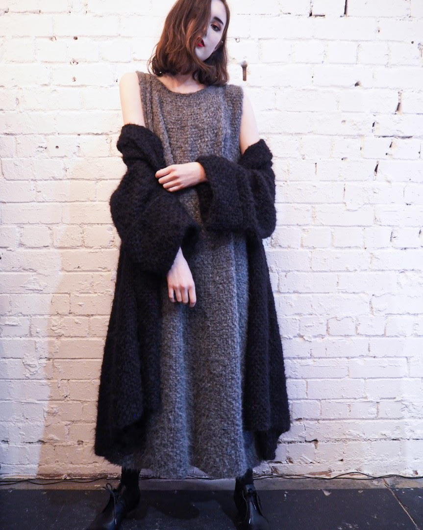 Amano Suri Alpaca Handwoven Maxi Swing Coatigan by Lorena Laing