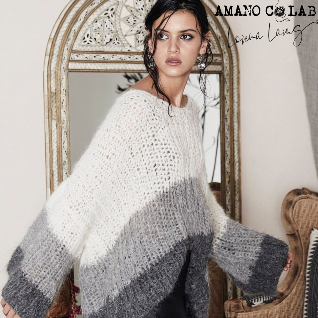 Lorena Laing Suri Alpaca Hand Knit Sweater