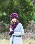 Amano Cable Suri Alpaca Knit Beanie by Lorena Laing