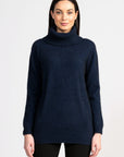 Merino Mink Zip Tunic Sweater