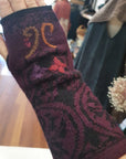 Little Alpaca Embroidered Mitts