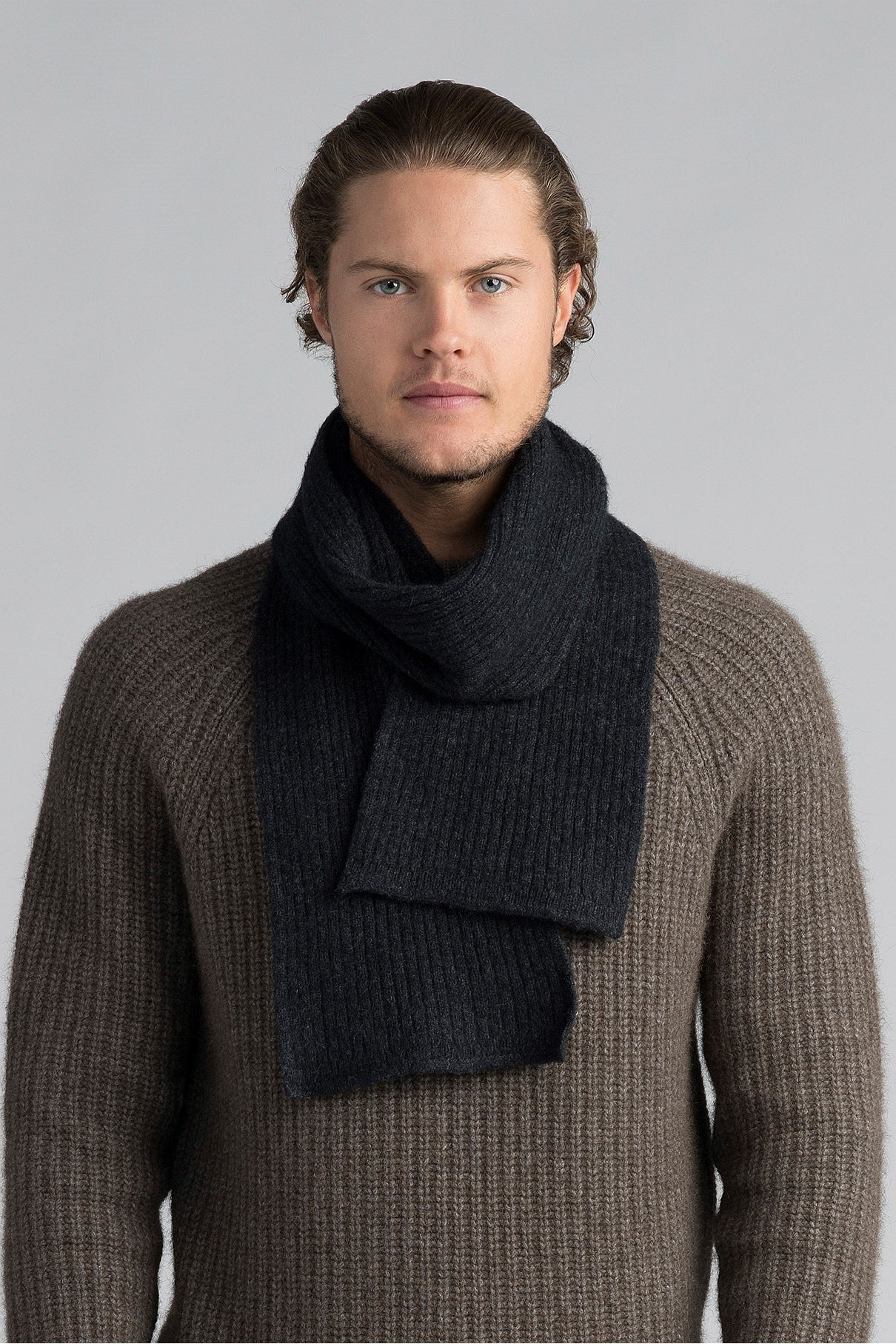 Merinomink Possum Ribbed Scarf