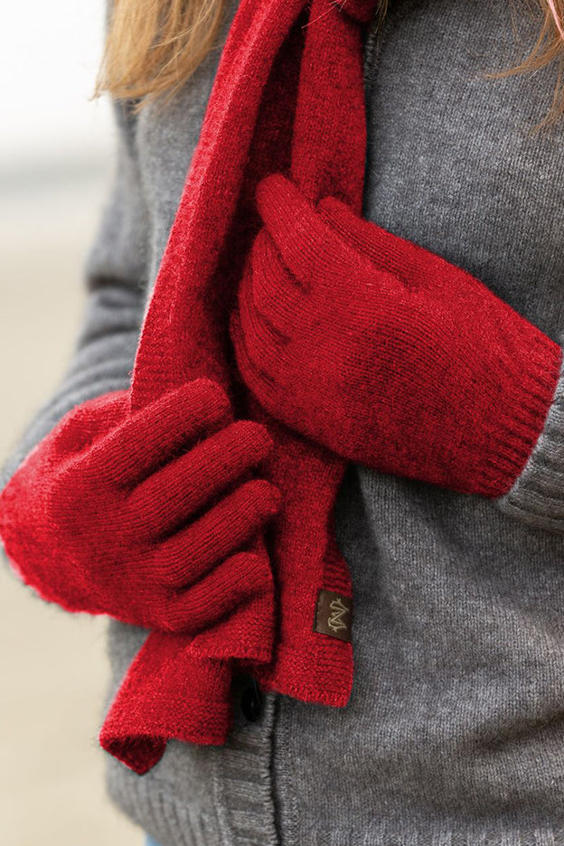 Merino Possum Fingerless Gloves